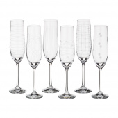 51561 Набор бокалов для шампанского Crystalex Cz S.r.o. 6 шт